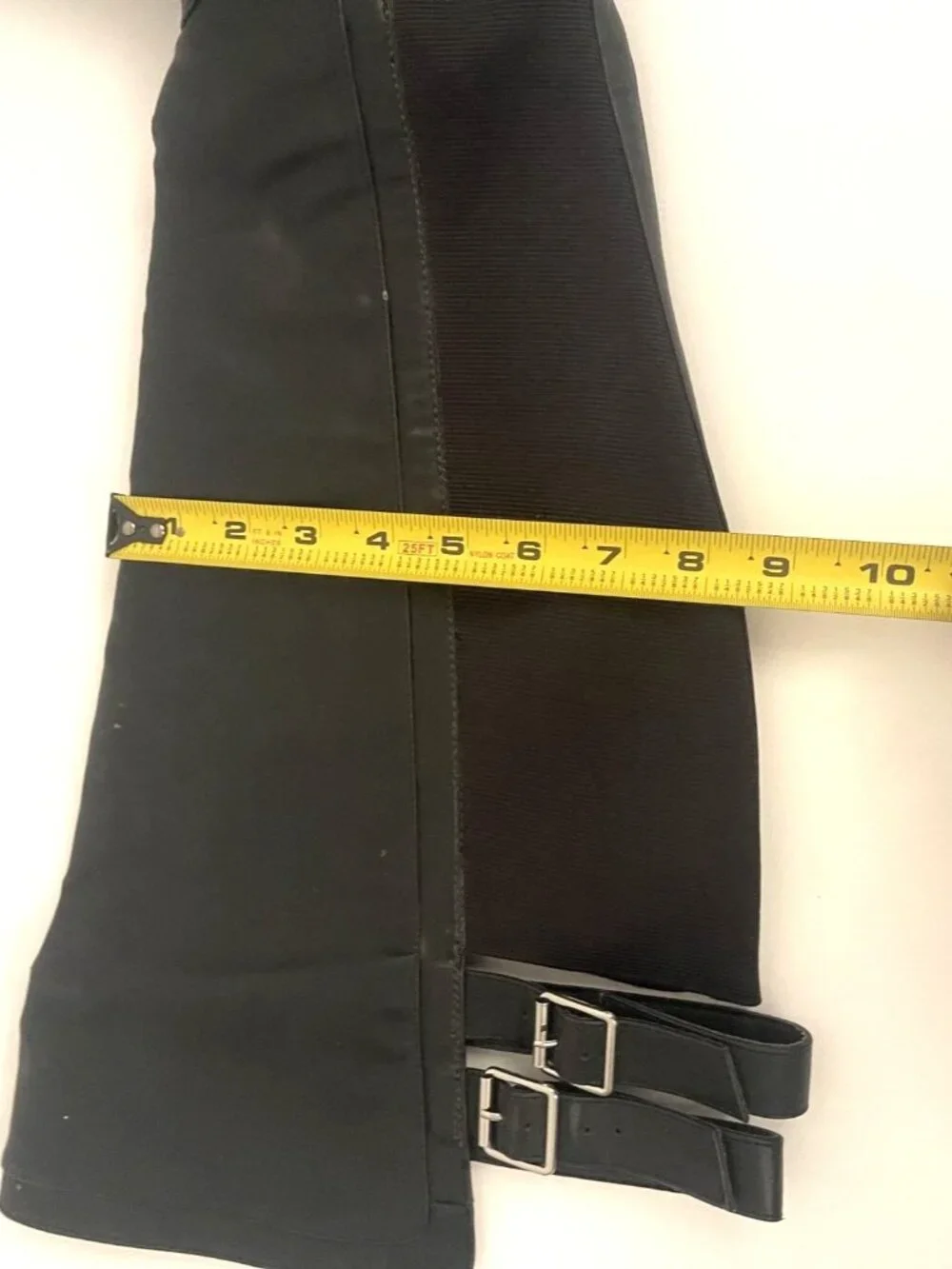 Torrid Black Double Buckle Over The Knee Boot 9 (WW) Gothic Biker Riding Moto